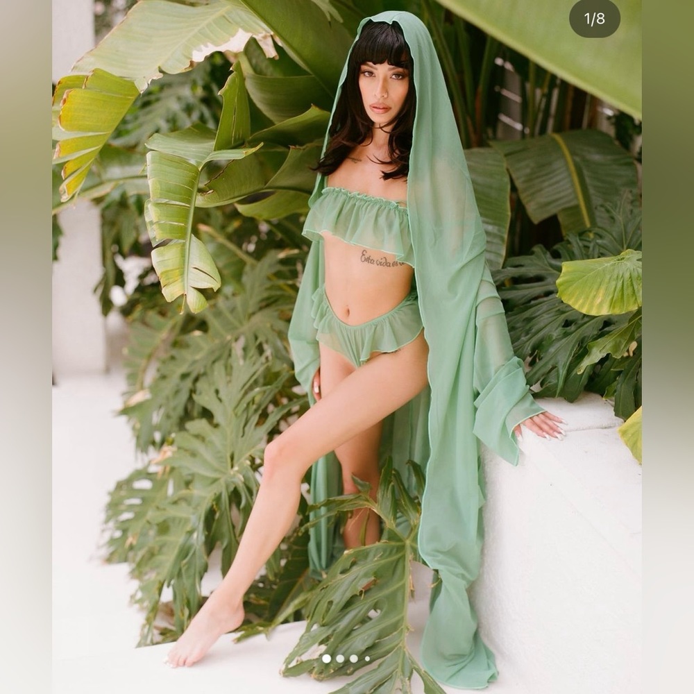 Laina Rauma sage robe